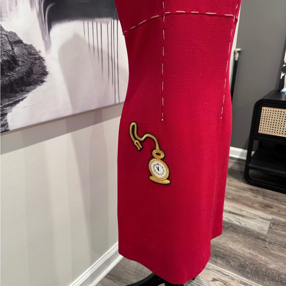 Red cocktail dress - Picture 3 of 4